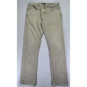 Huckberry PROOF Men's 32 Rover ARC Khaki Canvas Jeans Outdoor Wear Pants Slim